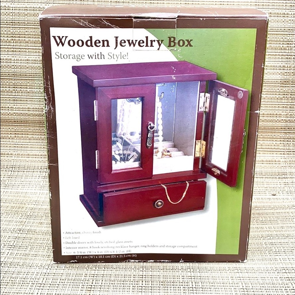 🎉HP🎉WOODEN JEWELRY BOX - Picture 6 of 7
